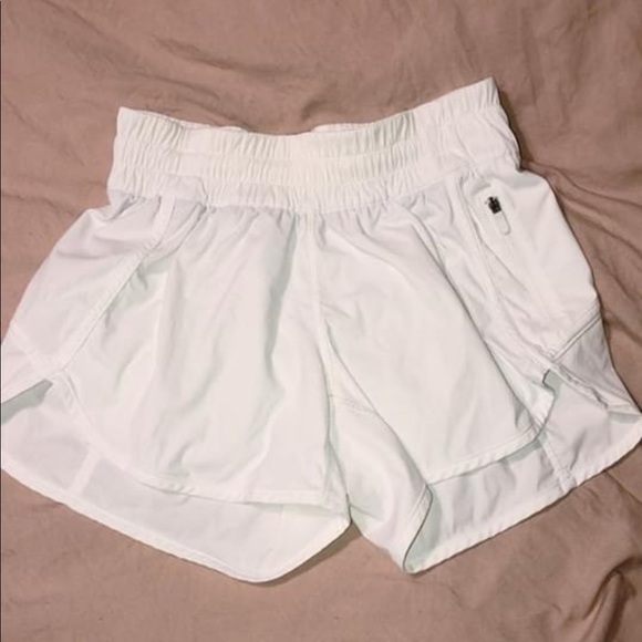 lululemon athletica Pants - Lululemon Tracker LR Short 4 *Lined WHT
